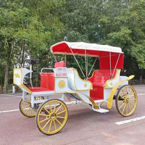 Charrette de luxe légère sculptée à l'ancienne, inspirée de la carrosse de Cendrillon, personnalisable pour l'extérieur - Product Image 3