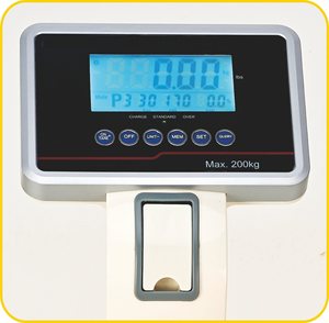 Plateformes de pesage MS-A200 avec matelas et poteau de couleur crème - Product Image 3