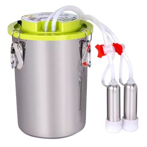เครื่องรีดนมวัวแกะแพะอัตโนมัติแบบใช้ไฟฟ้า พร้อมถังสแตนเลส กำลังดูดสูง สำหรับฟาร์มโคนม - Product Image 4