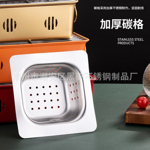 Stainless Steel Charcoal Grill Mini Portable Outdoor BBQ Grill For Home And Commercial Use - Product Image 4
