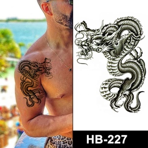 Commercio all'ingrosso QYTAT Braccio Impermeabile Temporaneo Corpo Autoadesivo Del Tatuaggio Del Drago - Product Image 5