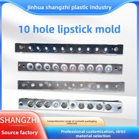 Moule à lèvres en silicone DIY fait main pour acier inoxydable, ensemble de 246 trous, 12,1 mm, double couleur, en forme de bec, pour injection plastique