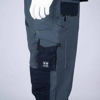 Pantalon de travail de sécurité pour la soudure, résistant à l'usure, niveau de protection D, en toile 100% coton, 280 GSM, conforme à la norme EN 14116 ISO.