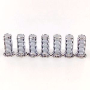 Stainless Steel 304 Press Fit Screws M5 M6 M8 Flanged Hex Head For Metal Furniture Bolts Class 8.8 DIN Standard - Product Image 1