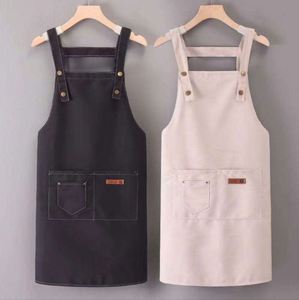 Tablier personnalisé en coton tendance pour cuisine, chef, barista, barbecue, bar, coiffeur, femmes et hommes - Product Image 2