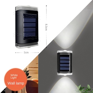 Gran oferta, lámpara LED moderna montada en la pared, luces de pared para exteriores de acero inoxidable para jardín, iluminación Solar impermeable IP65 para Calle - Product Image 3