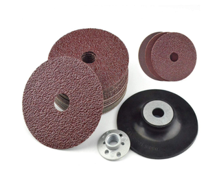 100MM 115MM 125MM 150MM M14 Dişli Zımpara Pedi Siyah Kauçuk Destek Pedi Açılı Taşlama Makinesi için Fiber Cam Disk - Product Image 3