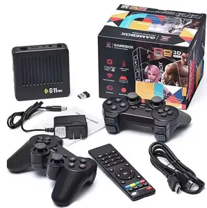 Vendita calda G11 Pro game box console per videogiochi 4K HD uscita TV 64GB gioco Retro controllo gioco supporto telecomando vocale