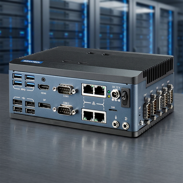High-performance Advantech EPC-C301 Industrial PC 8th Gen. Intel Core Processor SoC Multiple I/Os Fanless Embedded System