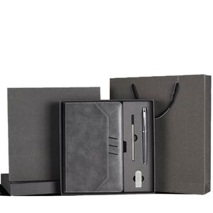 Coffret Cadeau d'Affaires de Luxe : Carnet A5 avec Stylo, Clé USB – Idéal pour le Bureau et les Cadeaux Promotionnels d'Entreprise - Product Image 3