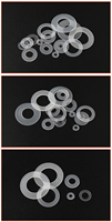 Entretoises plates en nylon M2.5, rondelles en plastique nylon, entretoises plates transparentes, joints isolants en plastique pour fixations à vis
