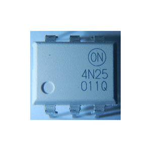 NOUVEAU Optocoupleur 4N25M DIP6 à sortie phototransistor 1 canal, tension d'isolement élevée 5,3 kVrms/7,5 kVpk - Product Image 1