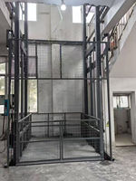 Monte-charge à rail pour l'usine de meubles Ensemble complet de levage de marchandises et de transport vertical en atelier