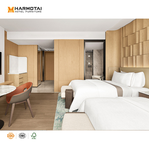Juego de Muebles para Habitación de Hotel de 5 Estrellas The <span class=keywords><strong>Westin</strong></span> por el Fabricante Harmotai: Paneles de Moldura de Pared, Chapa de Madera, Armario, Portaequipajes - Product Image 2