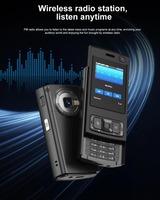 Teléfono Móvil de Bolsillo N95 Pro Mini, Diseño Deslizante, 2 SIM en Espera, Pantalla de 2.0 Pulgadas, Luz Intermitente, Grabación de Llamadas, Teléfono con Botones Pequeños