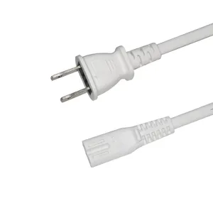 Iec C7 Connector Figure 8 Strong Mold 3Ft Japan Standard 2Pin Plug Main Lead Ac Power Cord 2 Pin For Tv Extension Cable