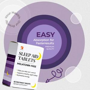 Fabrieksgemaakte slaapmiddelen, ontspannende tabletten ter ondersteuning van de slaapkwaliteit, herstelt energie, nachtelijk slaapsupplement - Product Image 6