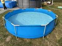 Piscine gonflable pour adultes et enfants, structure en PVC de 5 mm d'épaisseur, design portable et installation facile pour un usage domestique