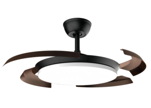 Ventilador de Techo LED Moderno de 3 Aspas, Montaje en Barra, Perfil Bajo, Control Remoto, Motor DC de 6 Velocidades, para Apartamentos y Salas de Estar - Product Image 3