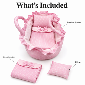 Cuna de Juguete Personalizada para Muñecas con Manta y Almohada de Algodón con Estampado de Puntos, para Muñecas <span class=keywords><strong>Reborn</strong></span> de 14-24 Pulgadas, Escala 1:10 - Product Image 5