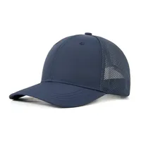 Gorra Trucker Blanca, Gorra de Béisbol Transpirable con Malla Trasera, Gorra Estructurada de 6 Paneles para Bordado Personalizado, Venta al por Mayor para Hombres y Mujeres