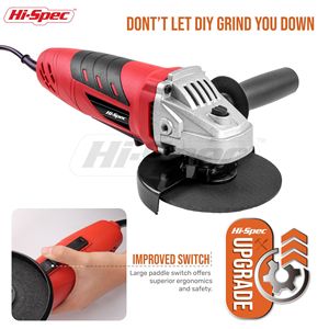 Hi-Spec Angle Grinder 500W 11000 Rpm Electric Handheld Grinding Tool For General Purpose - Product Image 2
