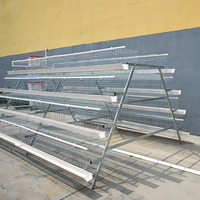 Cage à poules pondeuses de type A SHEEDOZ, nouvelle en acier galvanisé, 3-4 niveaux, capacité de 96 à 160 poules, durée de vie de 15 à 20 ans, élevage en batterie