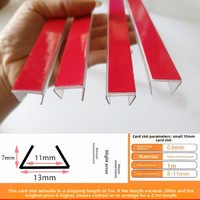 Support de fixation industriel en PVC de type U, installation sans perçage pour fils et bandes lumineuses