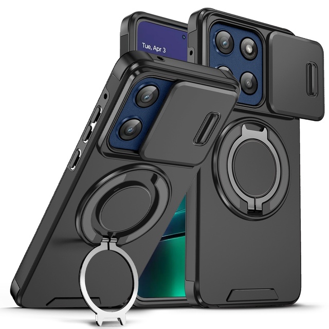 Cross-border Applicable Motorola G 2025 Animal Design Magnetic Push Window Bracket Mobile Phone Cases