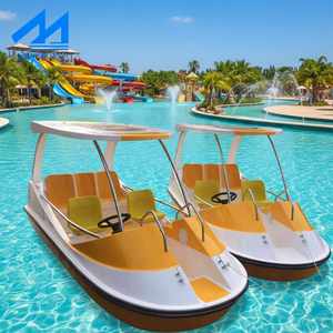 Bote a Pedal Eléctrico de Fibra de Vidrio Meierya M-081 - Estructura de Acero, Capacidad de 500 kg, 4-5 Personas, Bote para Parque Acuático, Venta Directa de Fábrica - Product Image 5
