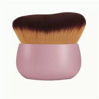 Nouvelle brosse à poussière pour ongles en forme de cœur, poils doux, brosse de nettoyage pour manucure et prétraitement
