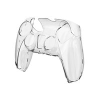 Coque de protection en plastique transparent rigide pour manette PS5, plaque de protection contre la poussière pour manette PS5