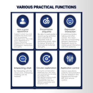 Robot Humanoide CMao, Robot de Limpieza Inteligente con <span class=keywords><strong>Inteligencia</strong></span> <span class=keywords><strong>Artificial</strong></span>, Navegación Lidar, Pantalla de 32 Pulgadas, para Recepción <span class=keywords><strong>en</strong></span> Salas de Exposiciones - Product Image 5