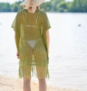 Femme Sexy Hollow Out <span class=keywords><strong>Robe</strong></span> De Plage <span class=keywords><strong>Cache</strong></span> Maillot De Bain Crochet Cover up Holiday Beach Dress - Product Image 4