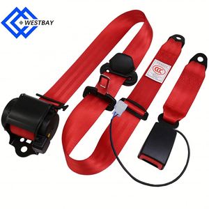 Cinto de Segurança Universal Europeu Genuíno com Fivela de Três Pontos e Trava de Emergência - Product Image 5