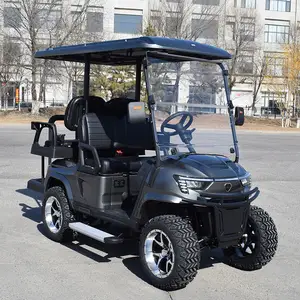 Chinese Factory Newly Designed 4-Person 48V Electric Golf Cart With Lithium Battery Off-Road Vehicle