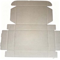 Boîte d'expédition pliable en carton ondulé blanc durable et écologique en forme d'avion, avec vernis sélectif UV personnalisable