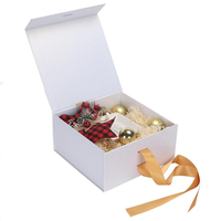 Boîte cadeau magnétique pliable en carton grand format, emballage de luxe personnalisé en gros