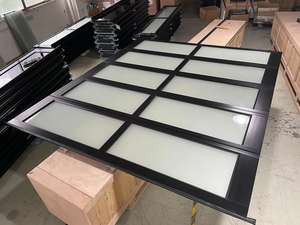 <span class=keywords><strong>Puerta</strong></span> <span class=keywords><strong>de</strong></span> <span class=keywords><strong>garaje</strong></span> <span class=keywords><strong>de</strong></span> vidrio <span class=keywords><strong>con</strong></span> marco <span class=keywords><strong>de</strong></span> aluminio impermeable <span class=keywords><strong>con</strong></span> <span class=keywords><strong>puerta</strong></span> <span class=keywords><strong>peatonal</strong></span> Diseño <span class=keywords><strong>de</strong></span> panel <span class=keywords><strong>de</strong></span> vista clara para hogares modernos - Product Image 6