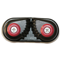Crampons de bateau en aluminium noir, type Cam Cleat, avec guide-câble marin Matic