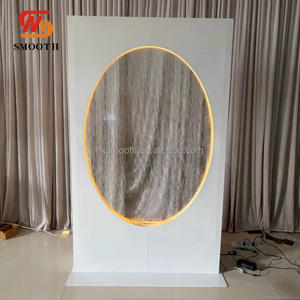 Telón de Fondo Decorativo para Bodas con Luces LED en Cascada, Letrero de Bienvenida con Soporte para Decoración de Entrada y Recepción de Fiestas de Boda - Product Image 4