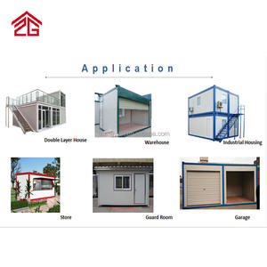 Conteneur de maison moderne personnalisable, économique, portable, à un ou deux étages, en acier, de 40 pieds, pour dortoir ou bureau - Product Image 5