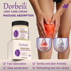 Crema de Gel Orgánica Morada para el Cuidado Corporal con Ingredientes Herbales, Masaje Relajante para Dolores Musculares - Product Image 6