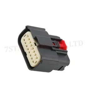 Auto 16 pin head light plug konektor kawat dengan terminal dan kabel 33482-1601 33472-1606