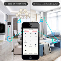 Control Remoto Universal Tuya WiFi IR RF433, Transmisor Inteligente con Aprendizaje IR+RF, Control por Voz para Electrodomésticos Inteligentes