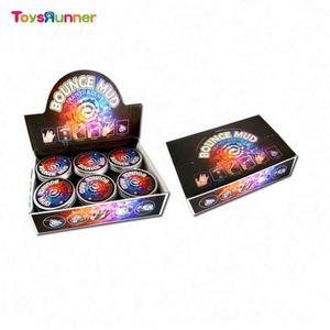 Non Stick Hand Poke Toy Clay Plastic Stress Relief <b>Slime</b> Bounce Mud Transparent Crystal - Product Image 5