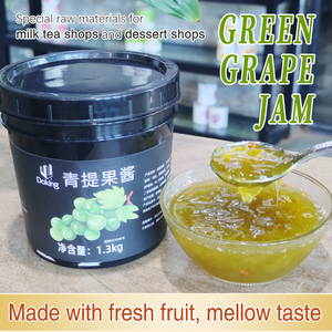 Confezione da 1,3 kg di marmellata concentrata di uva verde vera, pronta da mangiare, in busta e scatola, prodotta in fabbrica, molto venduta. - Product Image 2