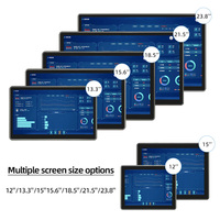 Monitor Industrial Táctil de 21.5 Pulgadas, Panel PC Industrial de Amplio Rango de Temperatura para Diversos Escenarios, Fabricante OEM/ODM, Puertos LAN y USB Personalizados