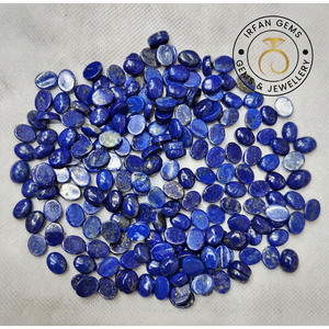Lot de cabochons en lapis-lazuli 100 % naturel de haute qualité, faits à la main, pour bagues, prix de gros, en vrac - Product Image 3