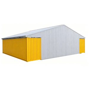 Stable Structure Warehouse <b>Tent</b> Fireproof UV Resistant Container shelter Outdoor Storage Shelter Shipping container roof kit - Product Image 1